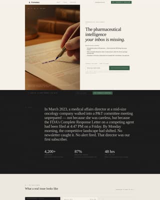 Formulary - Authoritative Pharmaceutical Landing Page Template