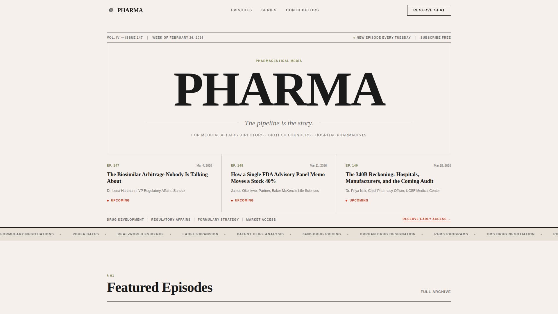 Pharma - Authoritative Pharmaceutical Landing Page Template