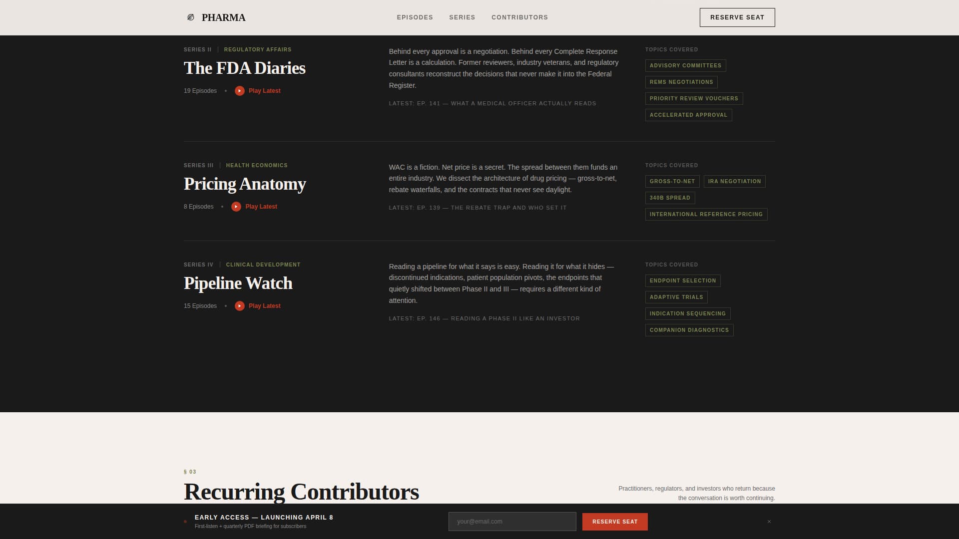Pharma - Authoritative Pharmaceutical Landing Page Template
