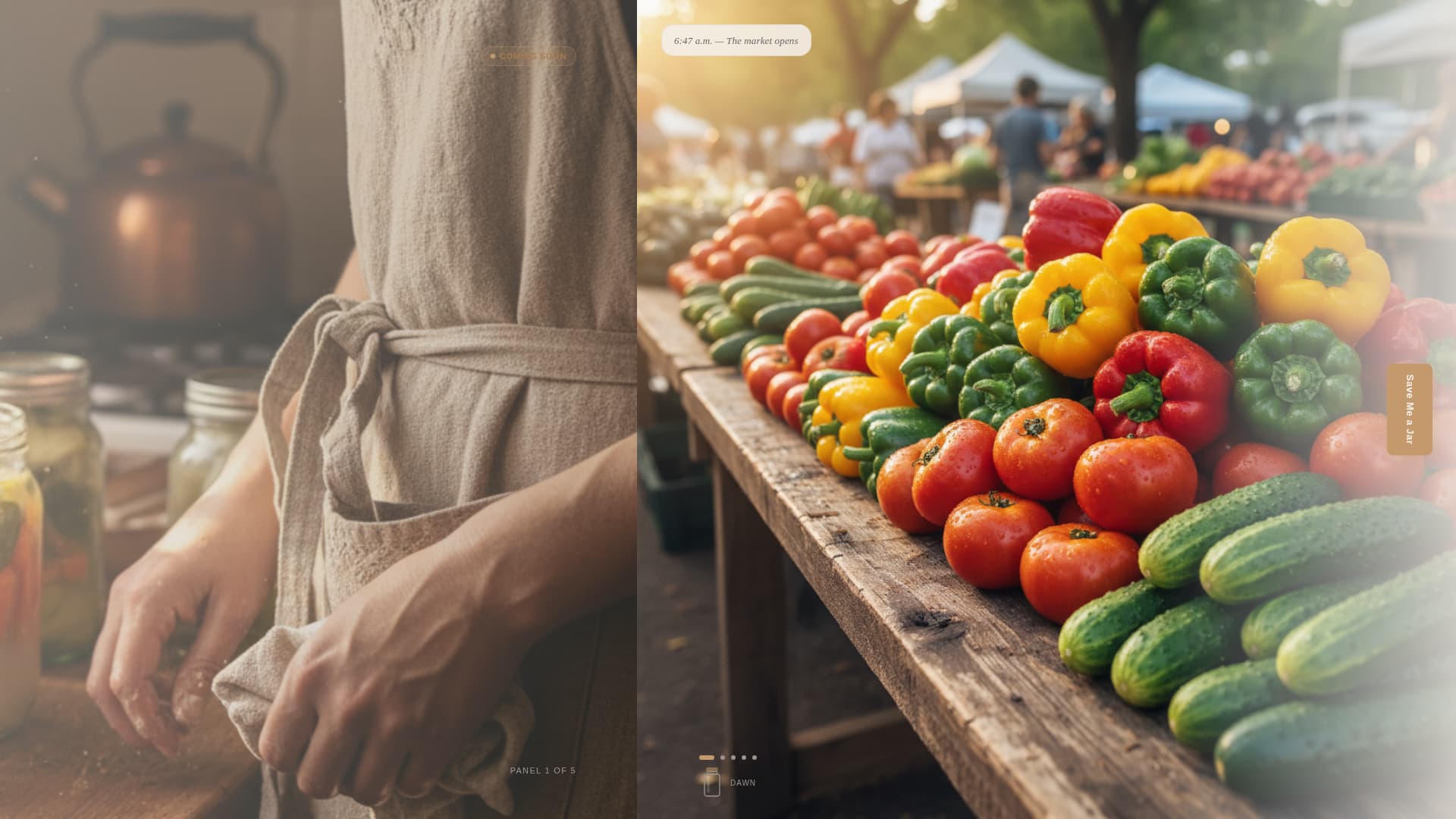 Brine - Artisan Canning Landing Page Template