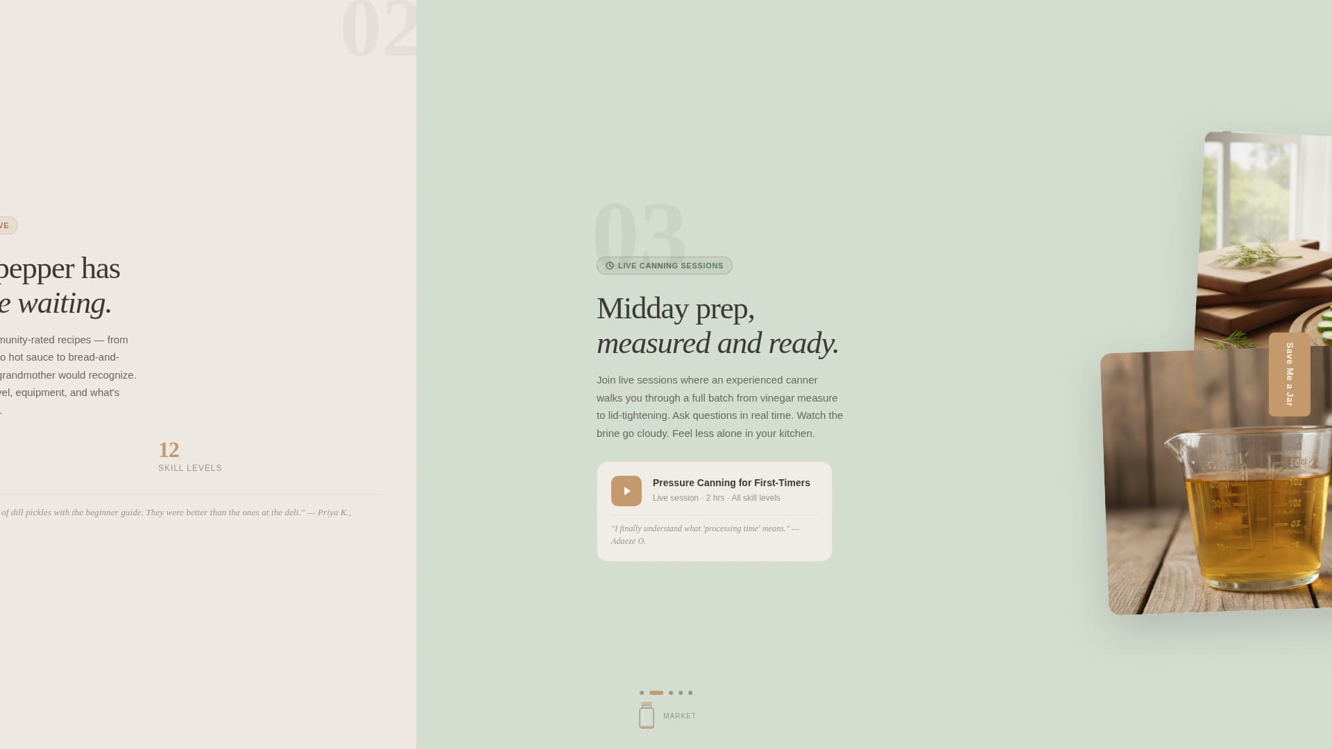 Brine - Artisan Canning Landing Page Template