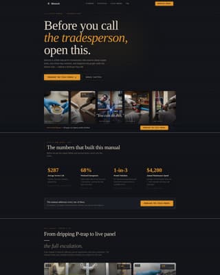 Wrench - Authoritative DIY Landing Page Template