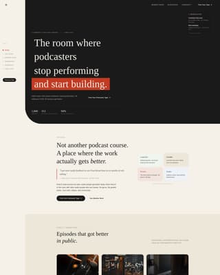 Feed - Immersive Podcasting Landing Page Template