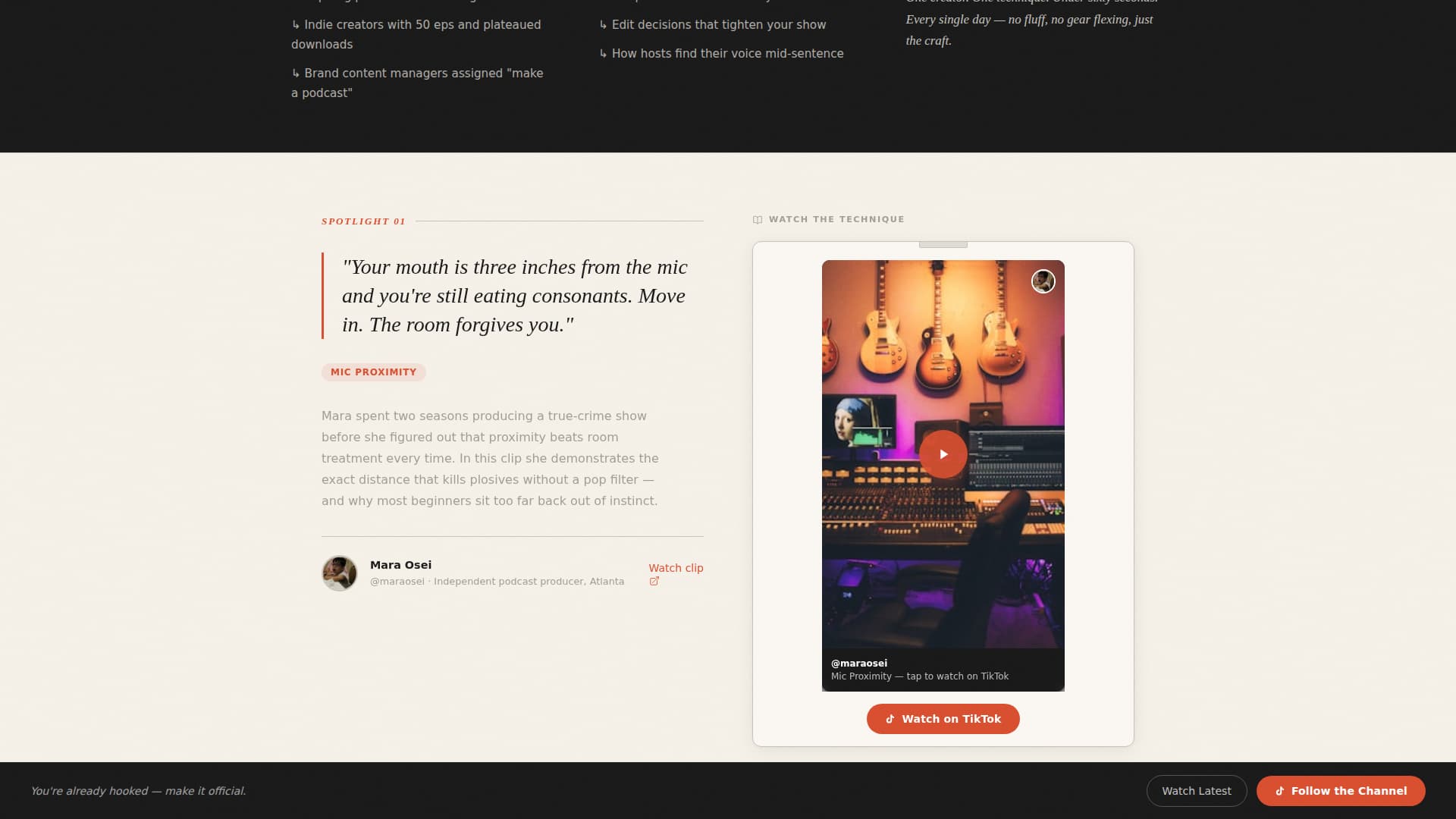 Airwave - Artisan Podcasting Landing Page Template