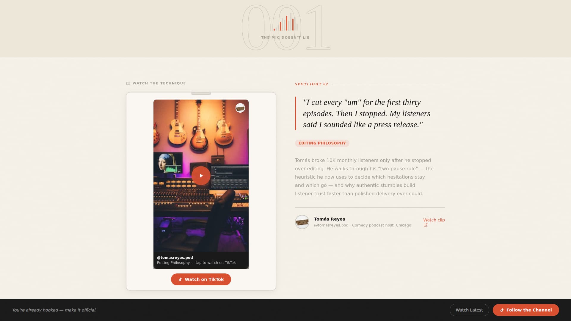Airwave - Artisan Podcasting Landing Page Template