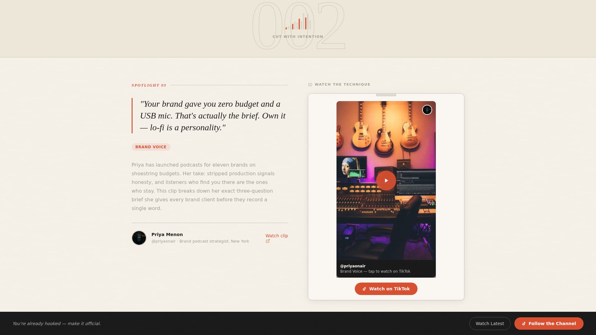 Airwave - Artisan Podcasting Landing Page Template