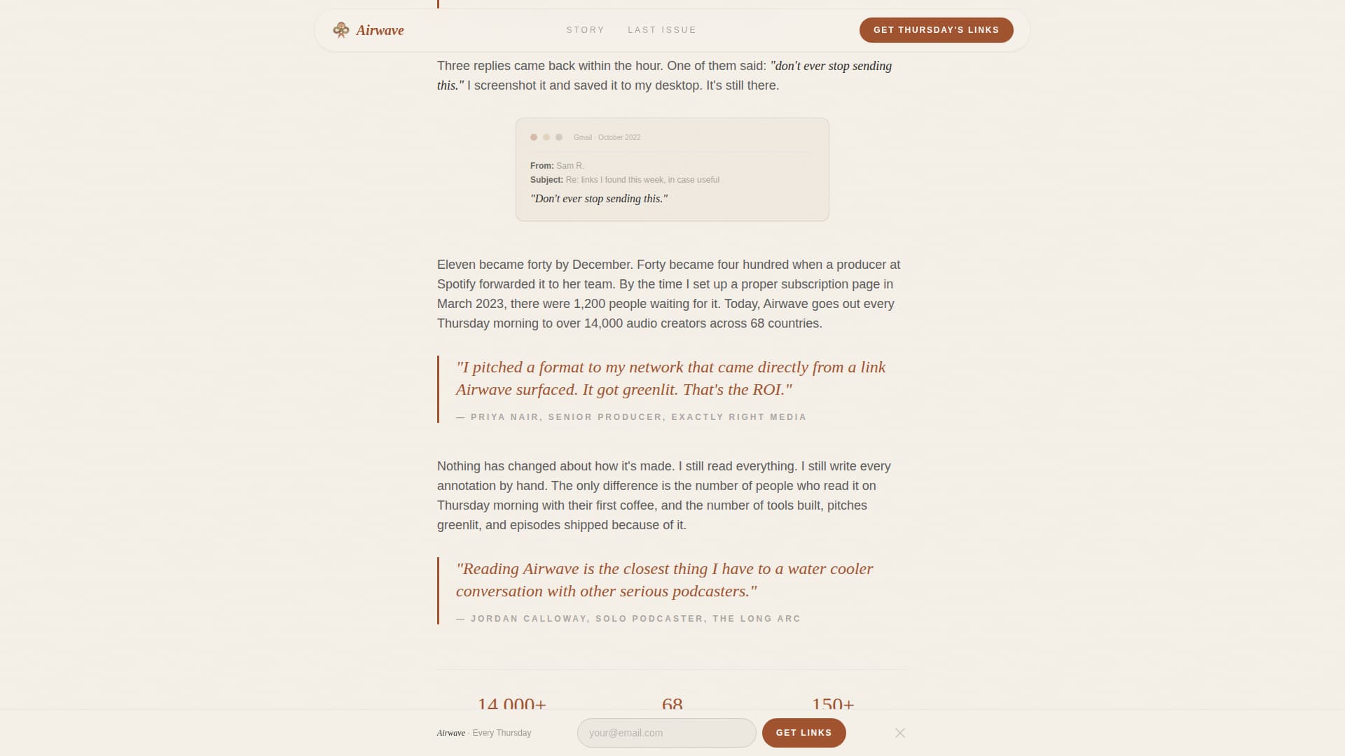 Podcasting - Modern Curated Landing Page Template