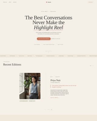 Airwave - Editorial Podcasting Landing Page Template