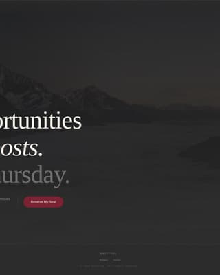 Private Equity Newsletter Pre-Launch Website Template