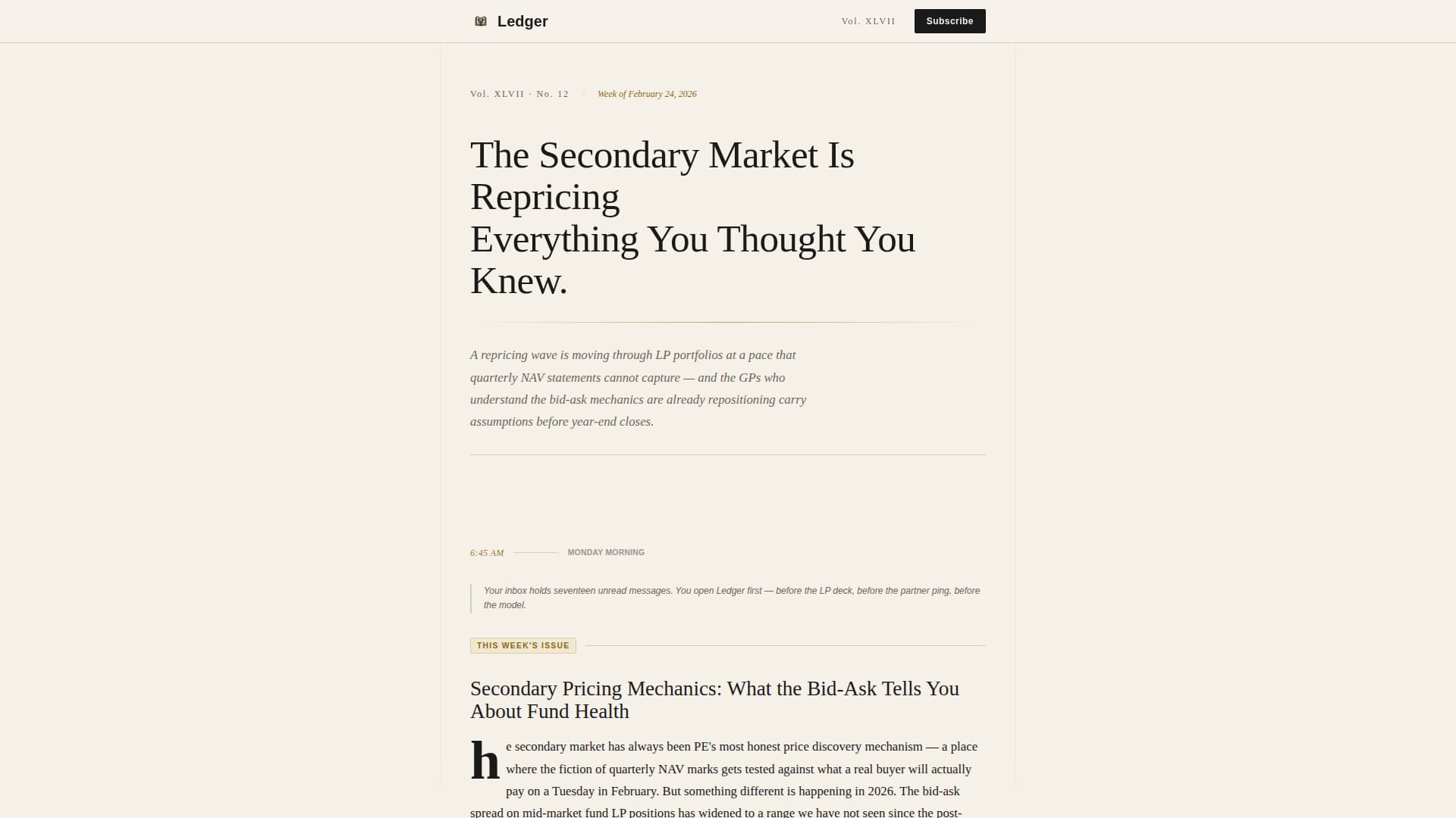 Vault — Premium Alternative Investments Landing Page Template