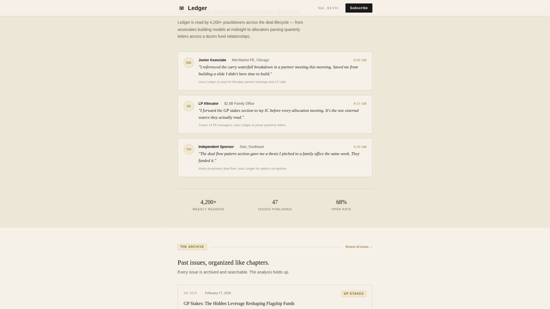 Vault — Premium Alternative Investments Landing Page Template