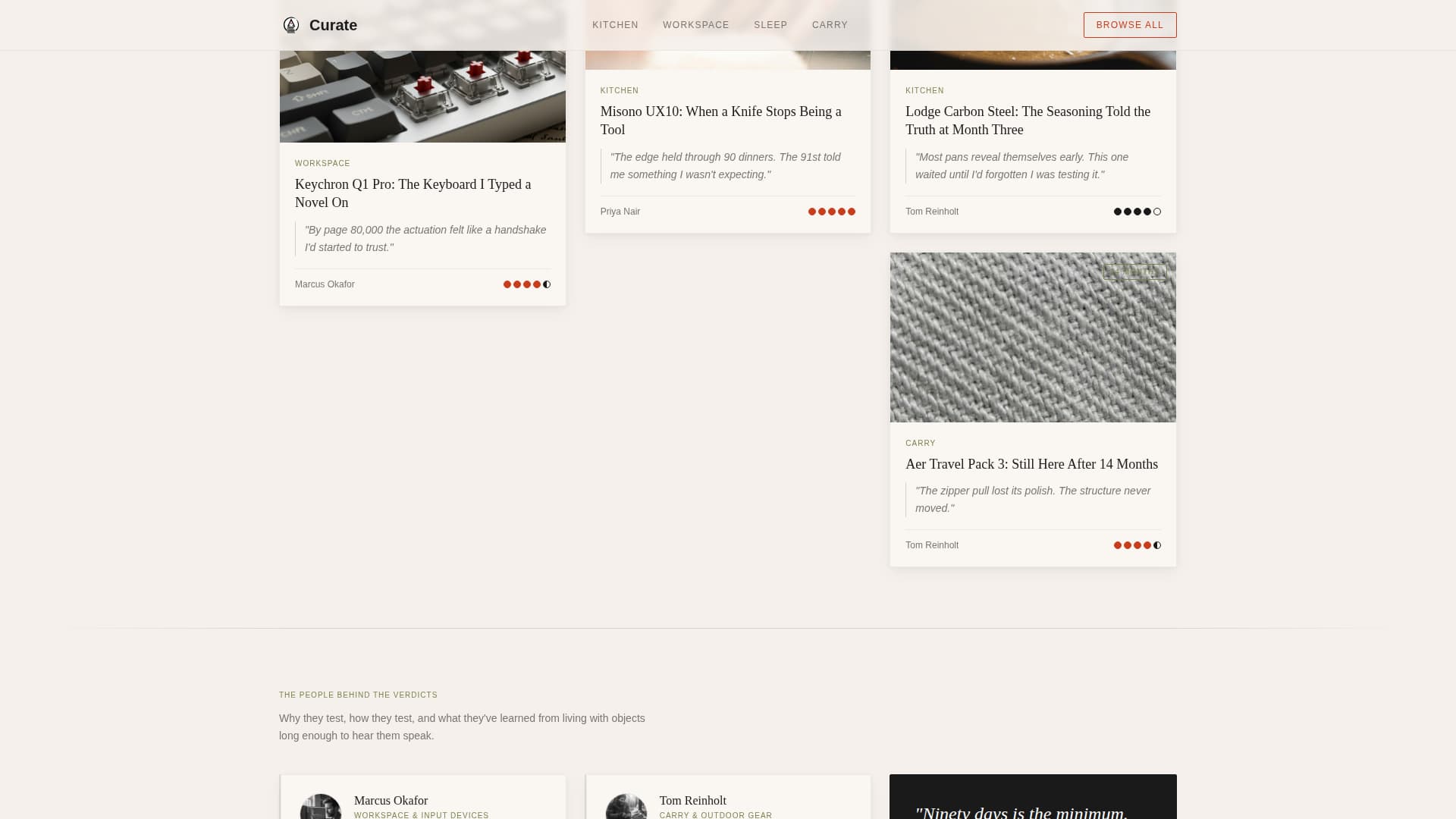Review & Comparison Site Reviews Website Template