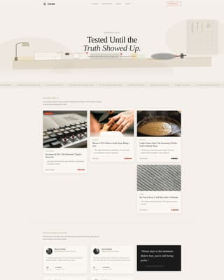 Review & Comparison Site Reviews Website Template
