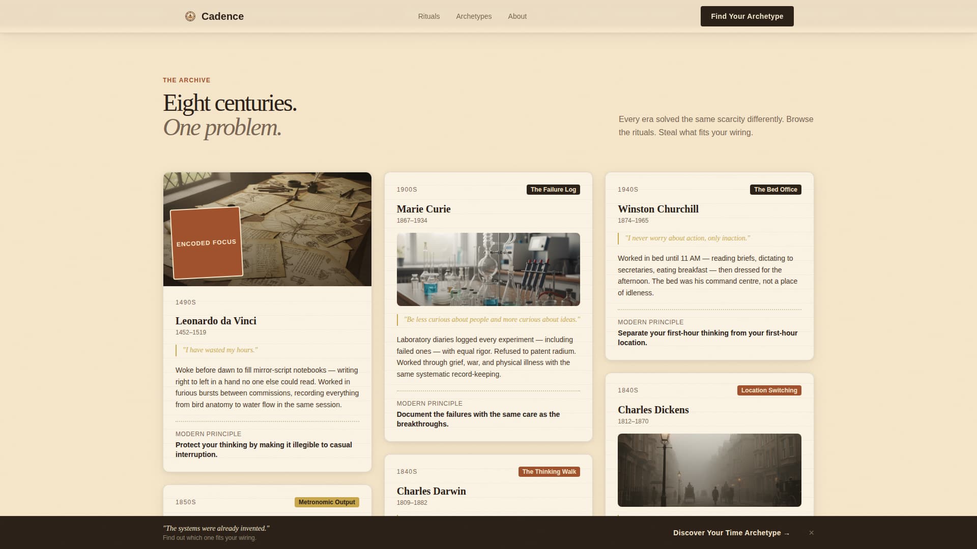 Productivity & Time Management Content Specialist Blog Website Template
