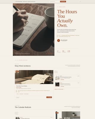 Rhythm — Precision Workflow Optimization Landing Page Template