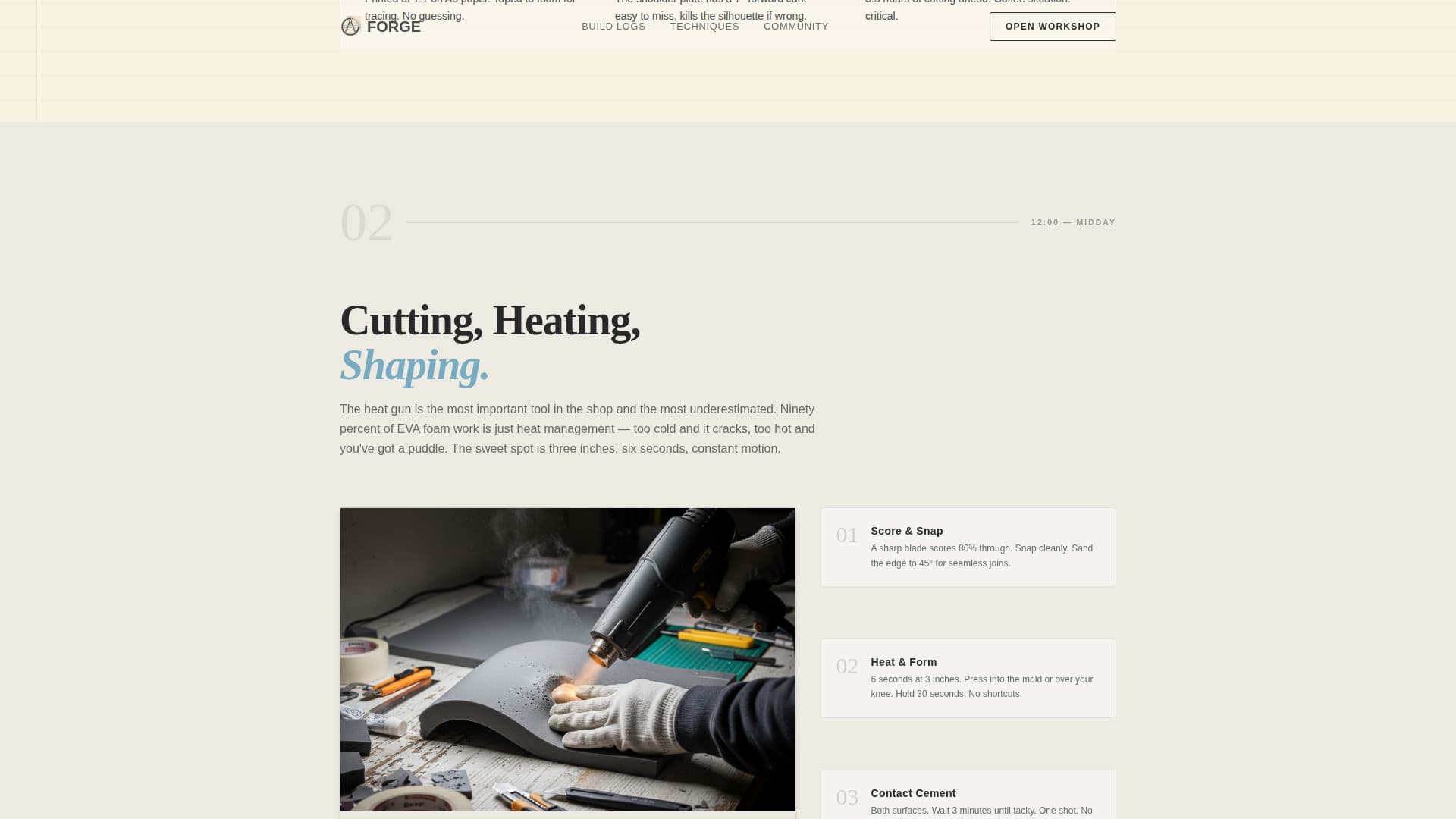 Hobby & Passion Content Virtual Blog Website Template