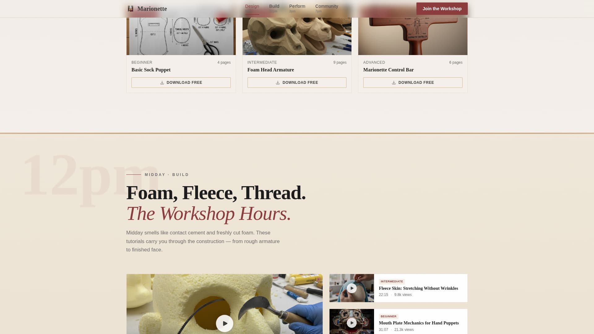 Hobby & Passion Content Independent Blog Website Template