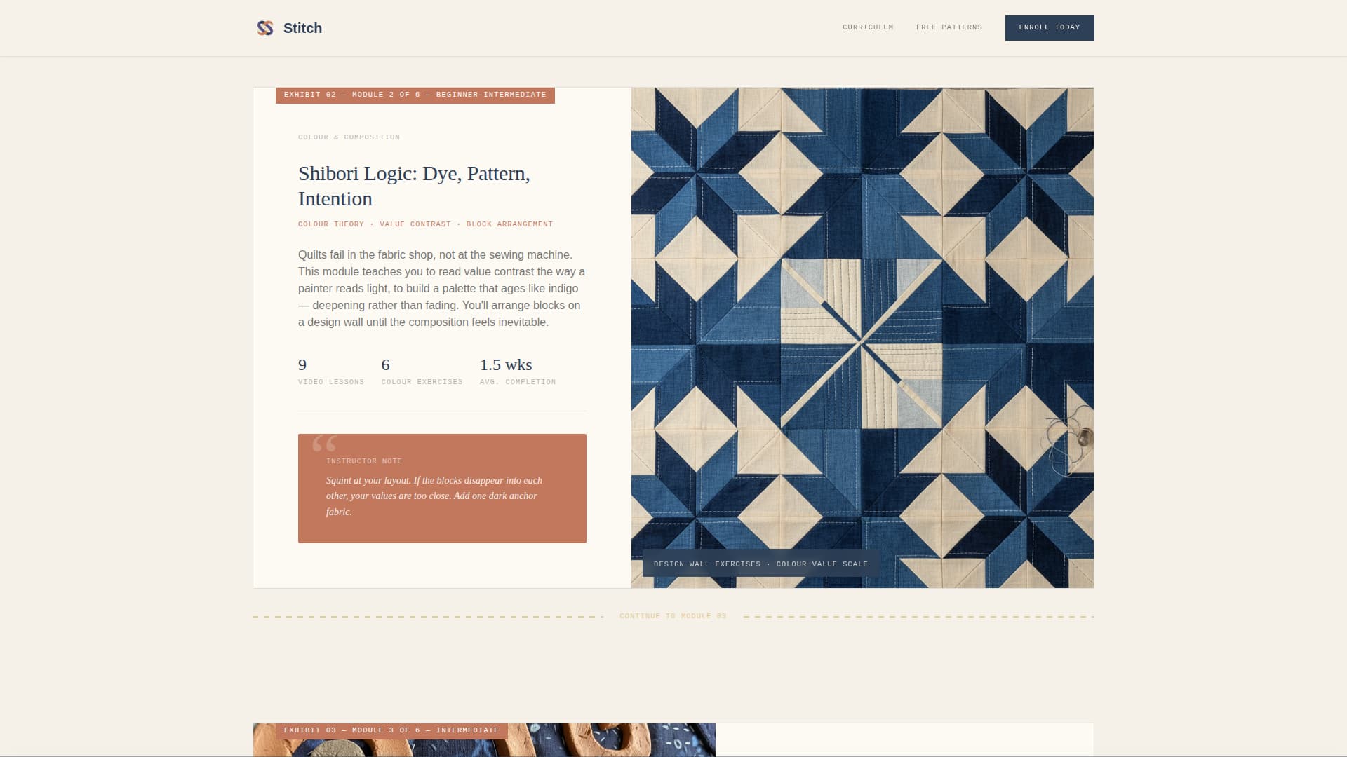 Quilting & Sewing Content Complete Blog Website Template