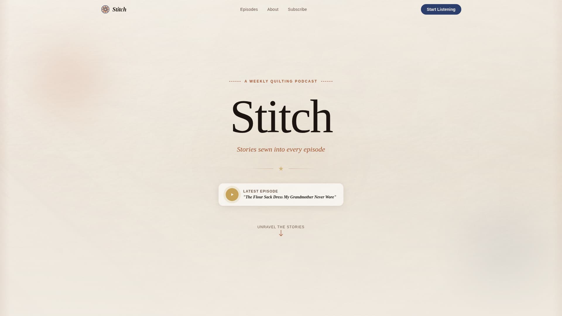 Quilting & Sewing Content Professional Website Template