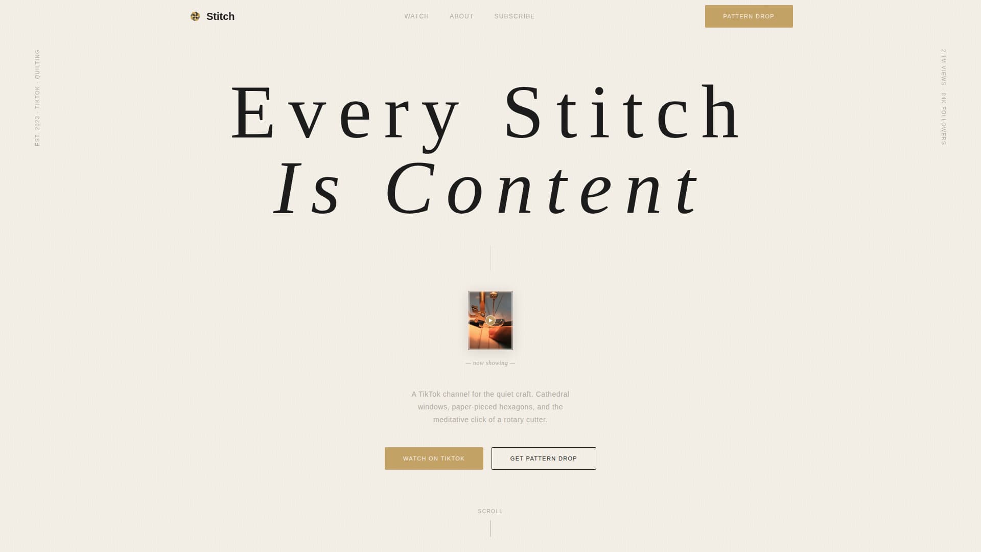 Weave — Beautiful Textile Artisan Landing Page Template