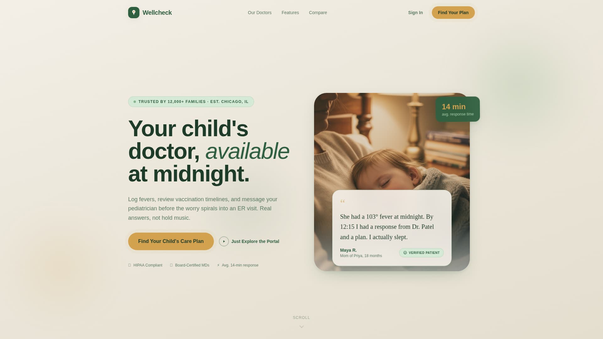 Pediatrician Reviews Website Template