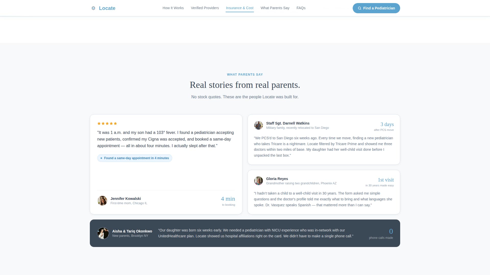 Pediatrician - Highconverting Provider Landing Page Template