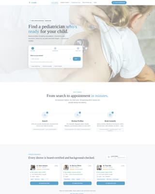 Pediatrician - Highconverting Provider Landing Page Template