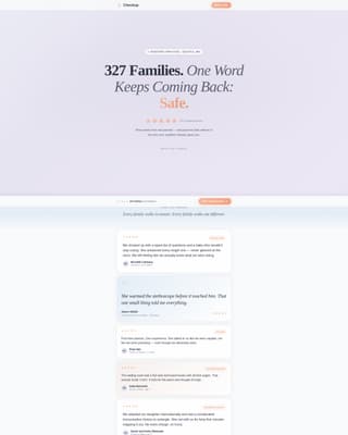 Checkup - Trusted Pediatrician Landing Page Template