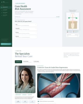 Perio - Precision Periodontic Landing Page Template