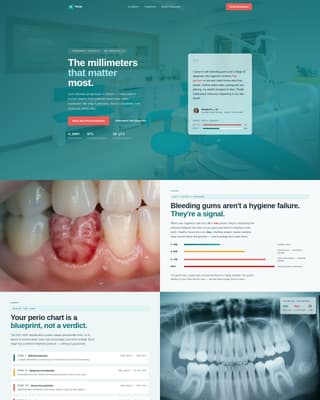 Periodontist Specialist Booking Website Template
