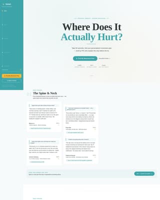 Rehab - Healing Physical Therapist Landing Page Template