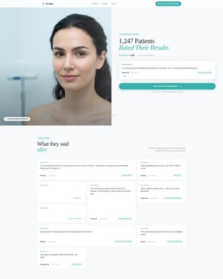 Sculpt - Trusted Plastic Surgeon Landing Page Template