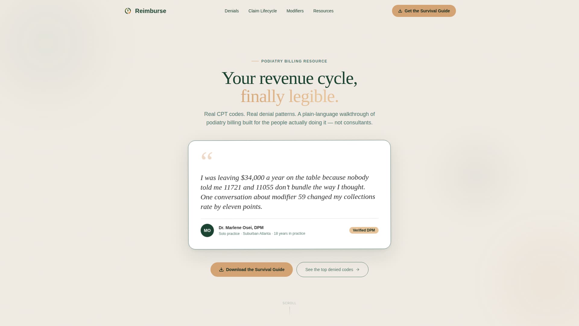 Podiatrist - Modern Insurance Landing Page Template