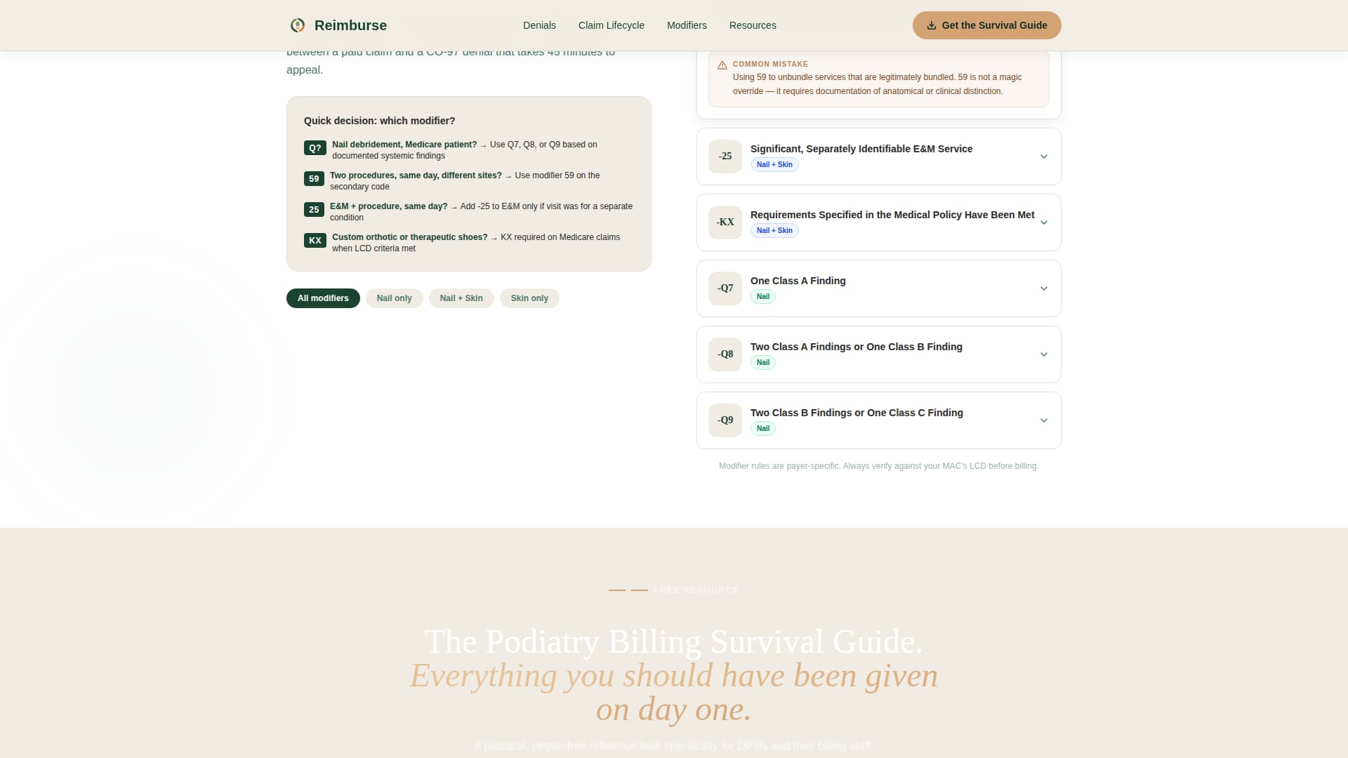 Podiatrist - Modern Insurance Landing Page Template