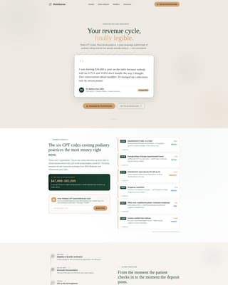 Podiatrist - Modern Insurance Landing Page Template