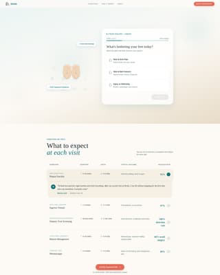 Stride - Healing Podiatrist Landing Page Template