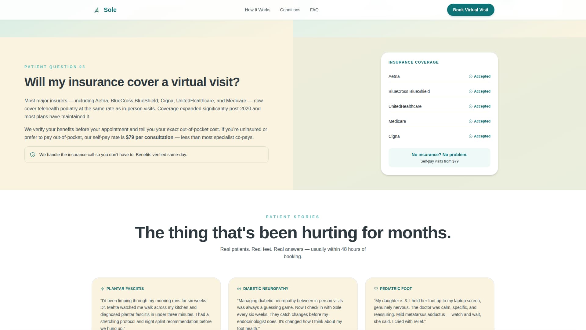 Podiatrist Advanced Booking Website Template