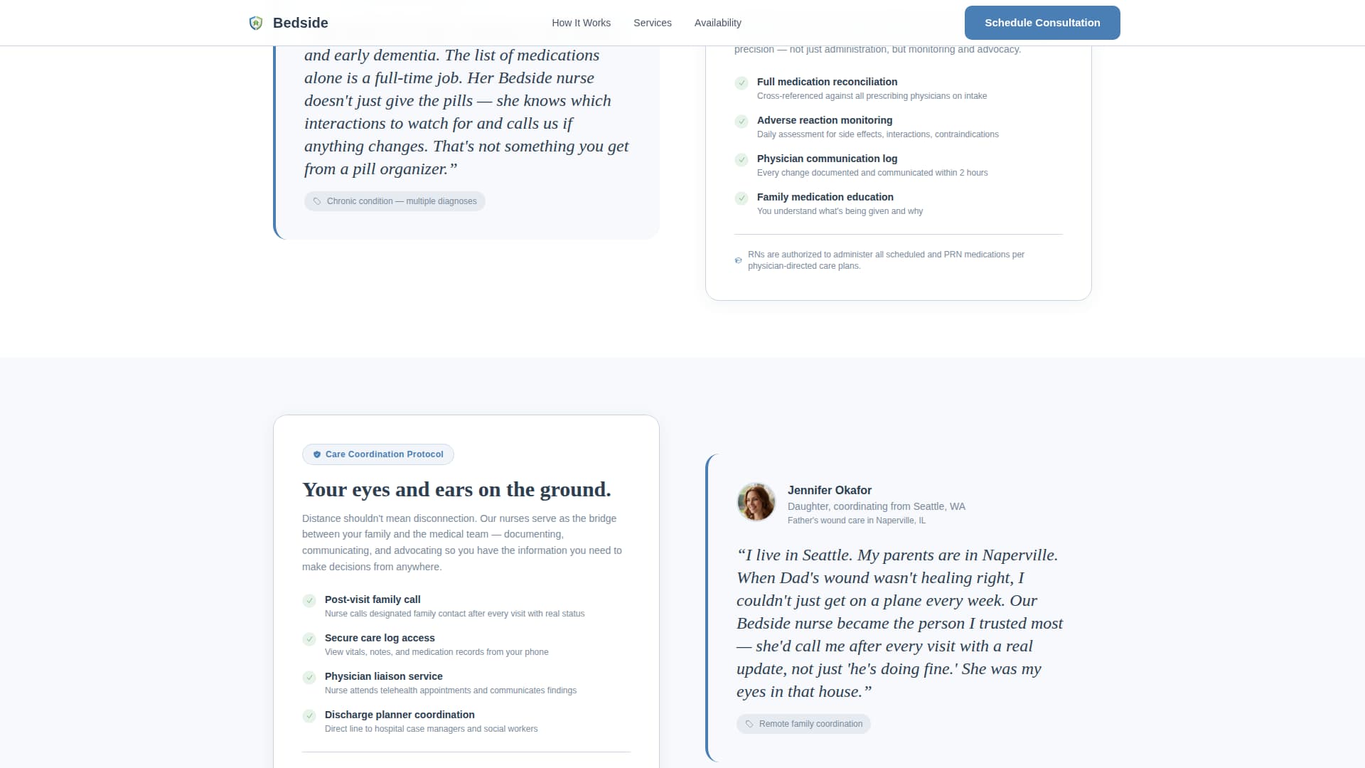 Home Health & Hospice Booking Website Template