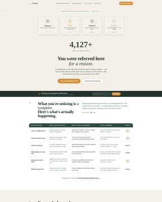 Prosthodontist Booking Website Template