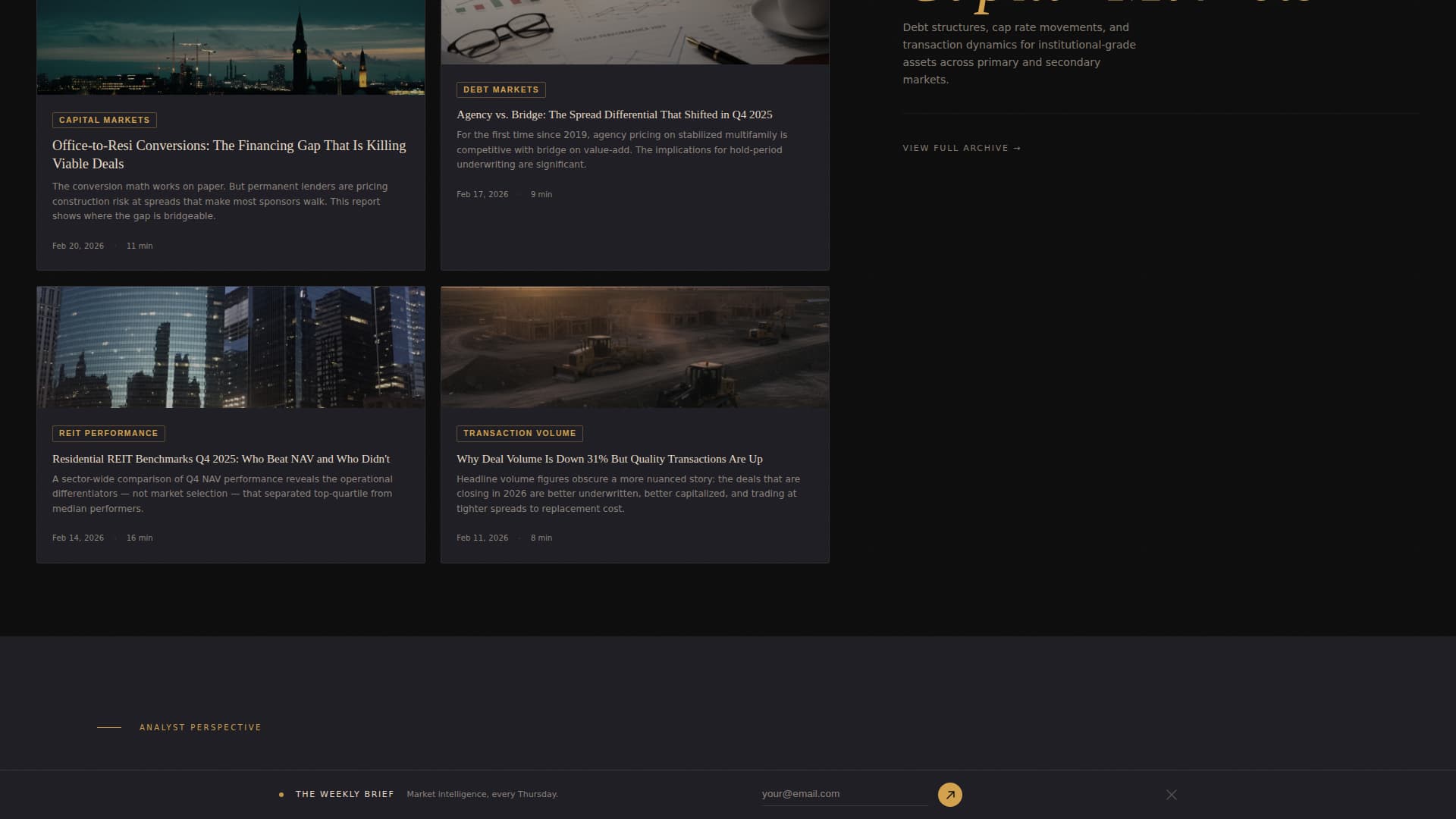 Folio - Cinematic Real Estate Landing Page Template