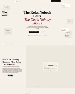Ledger - Exclusive Real Estate Investing Landing Page Template