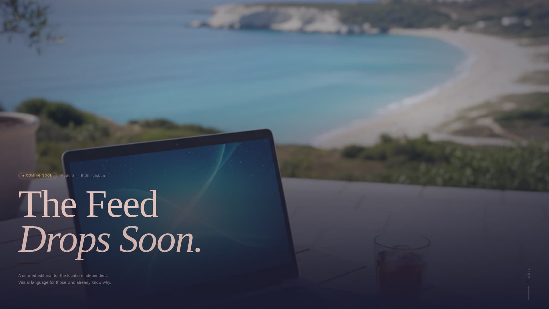Nomad - Cinematic Digital Nomad Landing Page Template