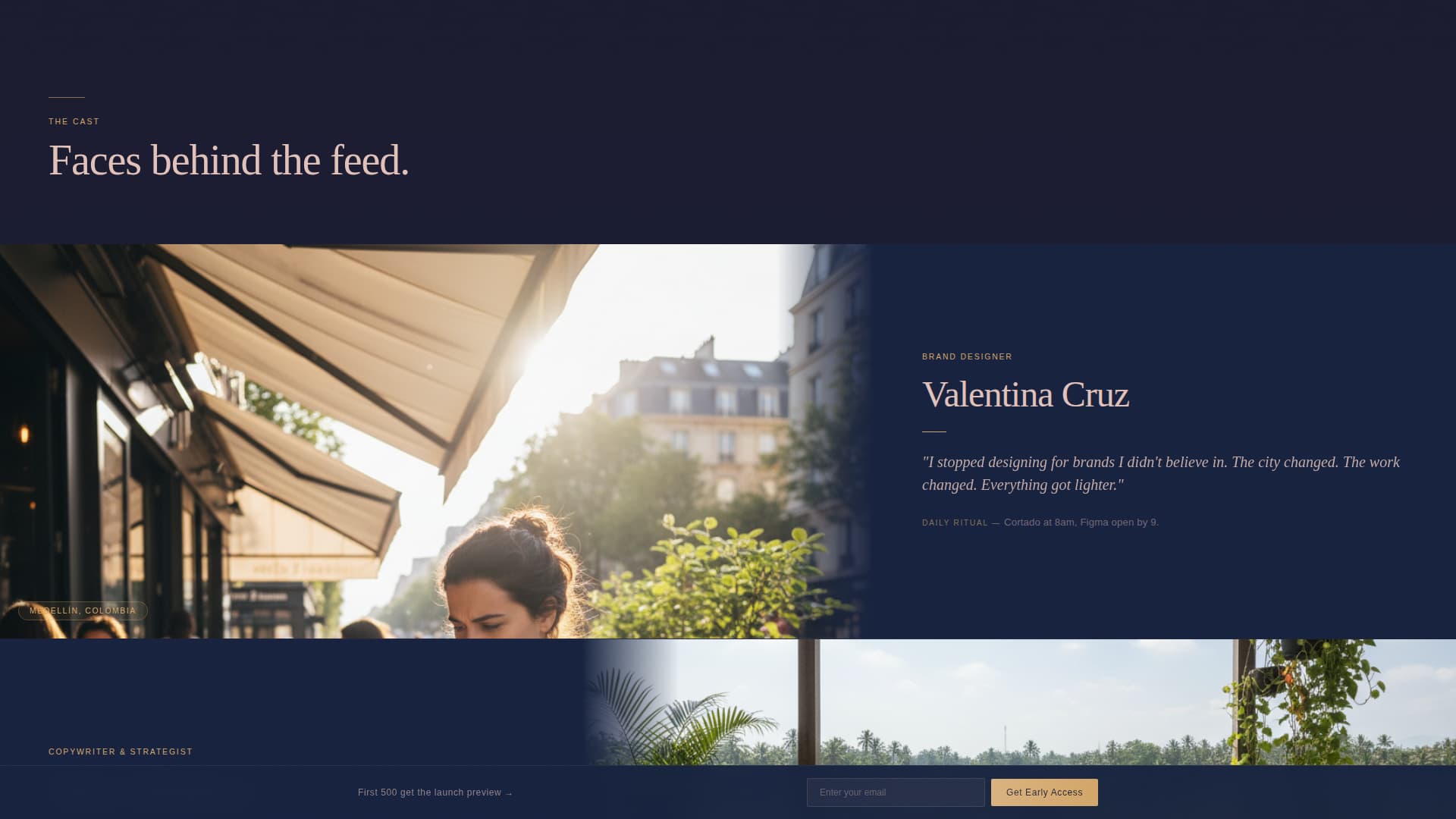 Nomad - Cinematic Digital Nomad Landing Page Template