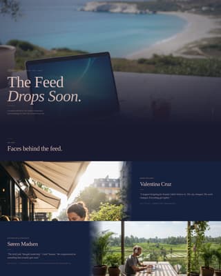 Nomad - Cinematic Digital Nomad Landing Page Template