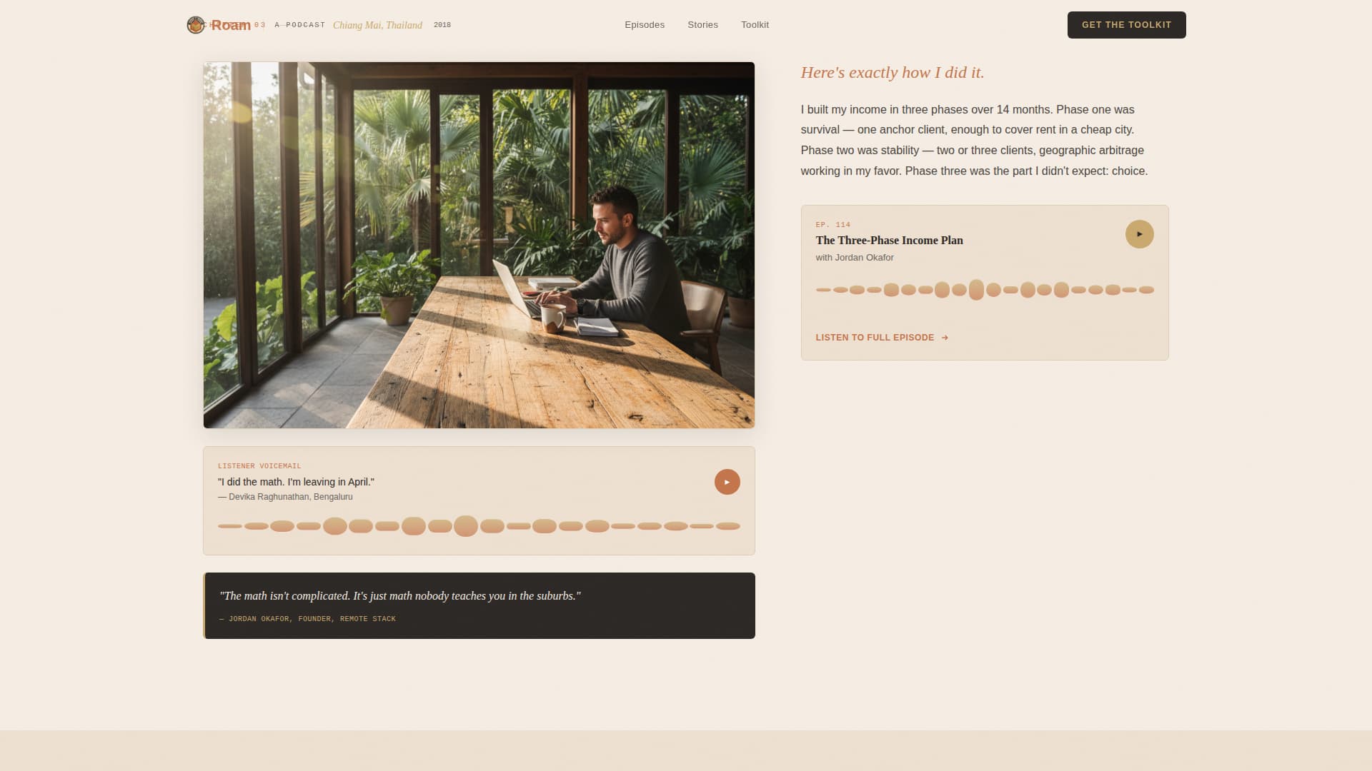 Remote Work & Digital Nomad Content Careers Website Template
