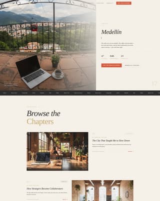 Voyage — Inspiring Backpacker Landing Page Template