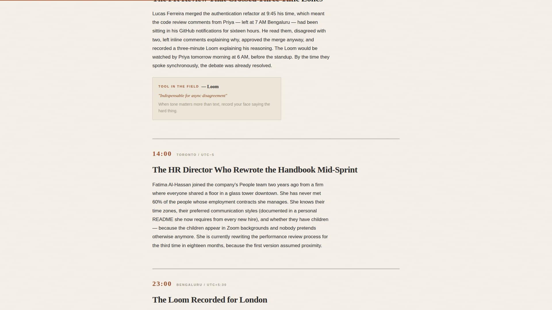 Remote Work Newsletter Blog Website Template