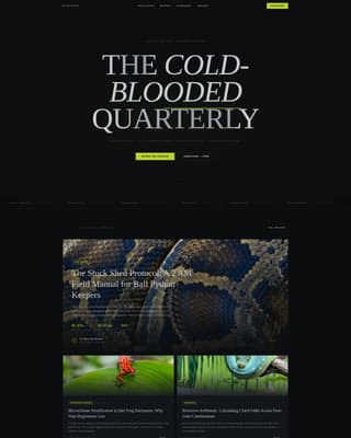 Pet & Animal Blog Specialist Blog Website Template