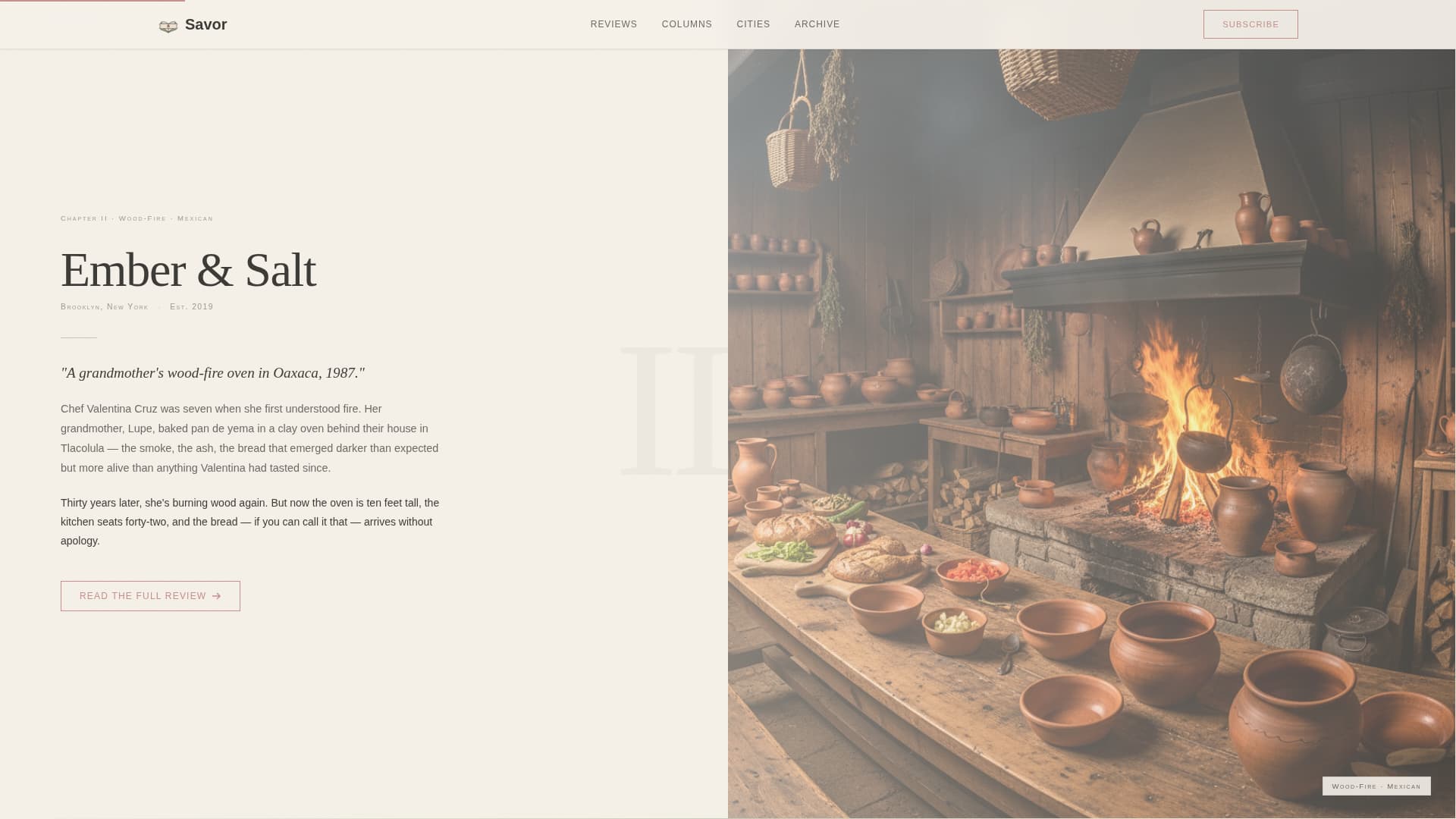 Review & Comparison Site Blog Website Template