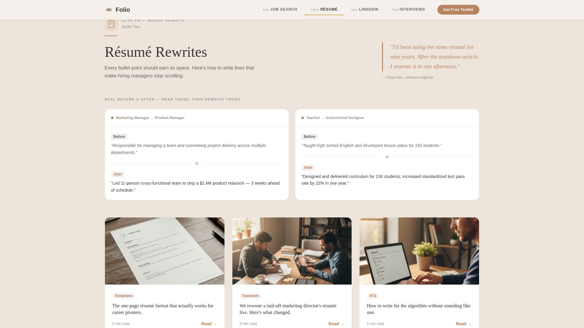 Education & Career Blog Careers Website Template